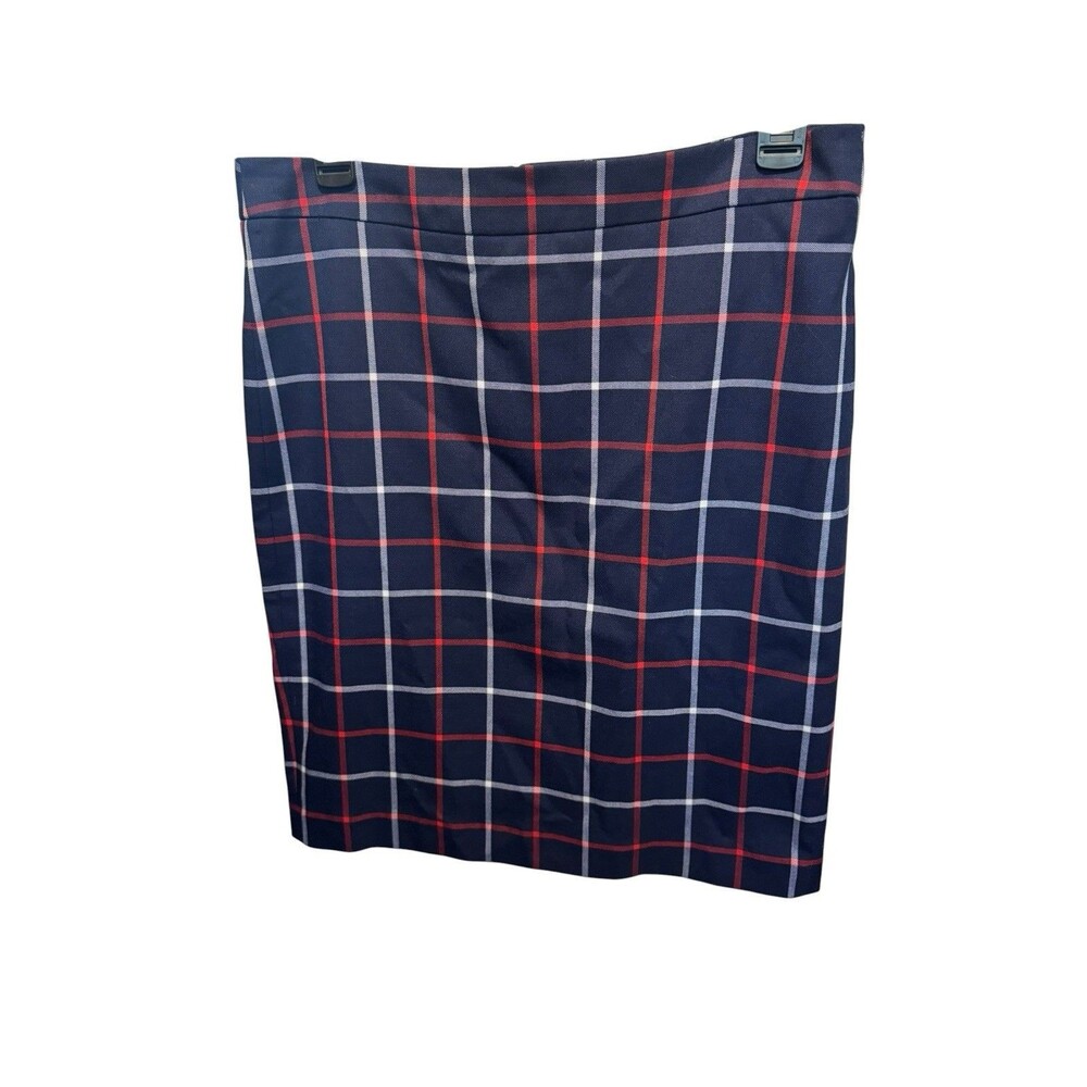 Tommy Hilfiger Women’s Pencil Red White Blue  Business Preppy Skirt Size 6 EUC